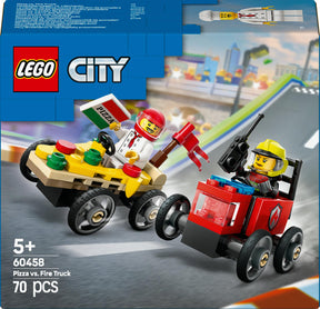 LEGO 60458 City Pizza Delivery Truck vs. Fire Truck LEGO