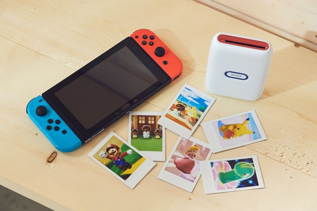 Fuji - Instax Mini link Compact Foto Printer - Pokemon Special Bundle Kit