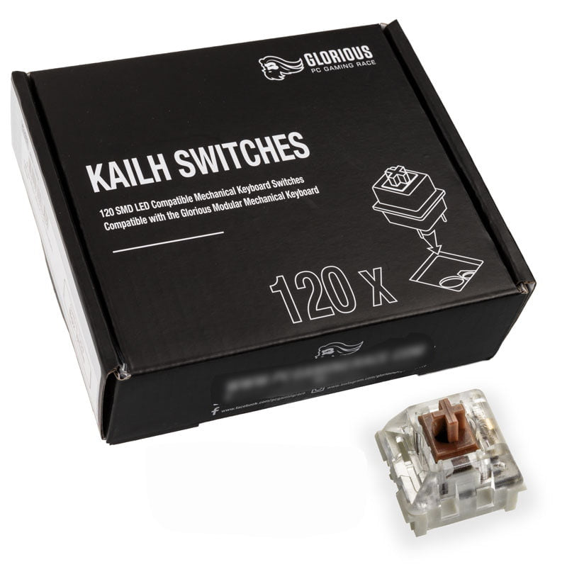 Glorious Kailh Speed Brun Switches (120 Stk)