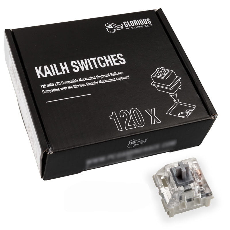 Glorious Kailh Speed Sølv Switches (120 Stk)