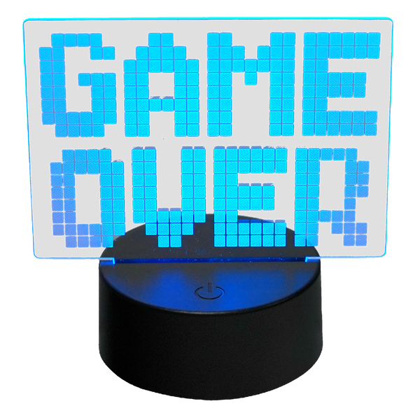 MECHARITE - 3D-lampa - GAME OVER