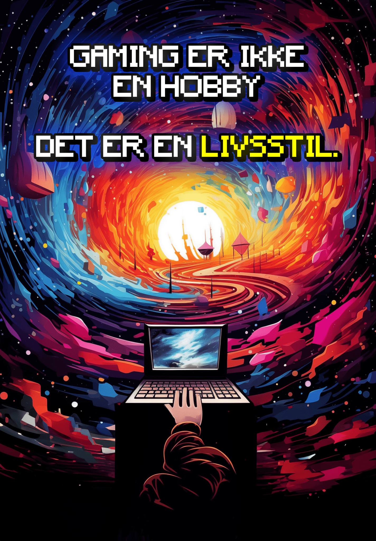 "Gaming Livsstil" Plakat Geekd