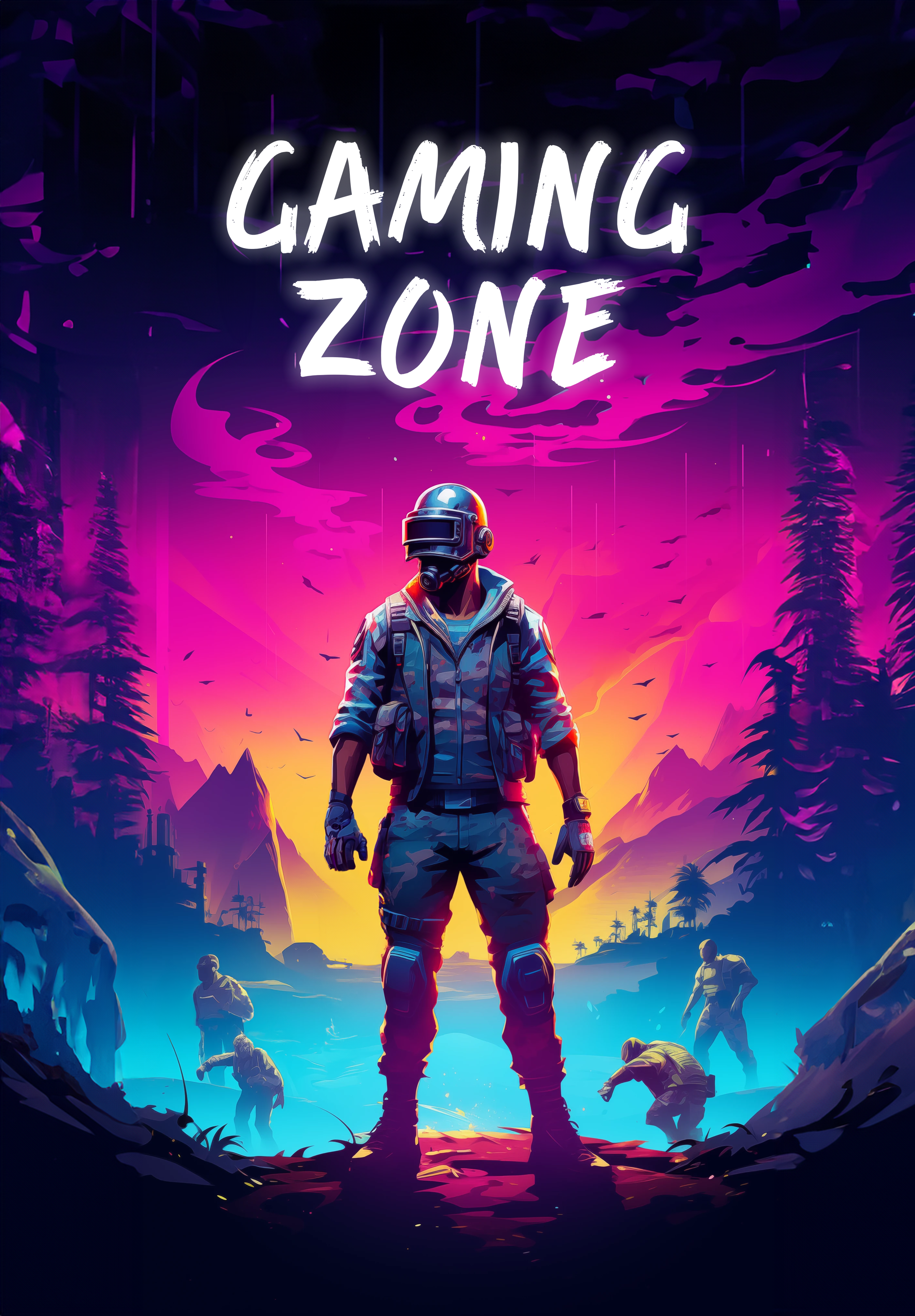 "Gaming Zone" Plakat