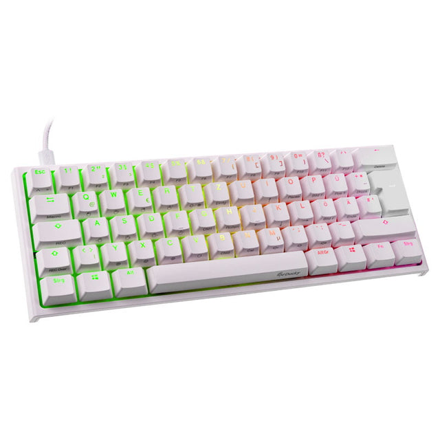 Ducky One 3 - Classic Pure White Nordic - Mini 60% - Cherry Red Ducky