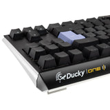 Ducky One 3 - Classic Black / White Nordic - TKL - Cherry Blue