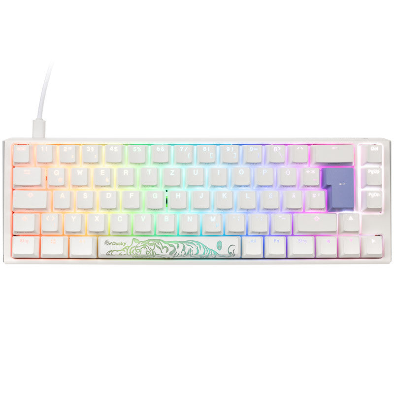 Ducky One 3 - Classic Pure White Nordic - SF 65% - Cherry Blue