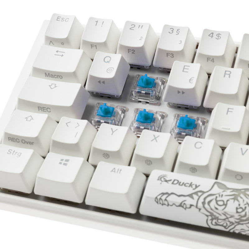 Ducky One 3 - Classic Pure White Nordic - SF 65% - Cherry Blue