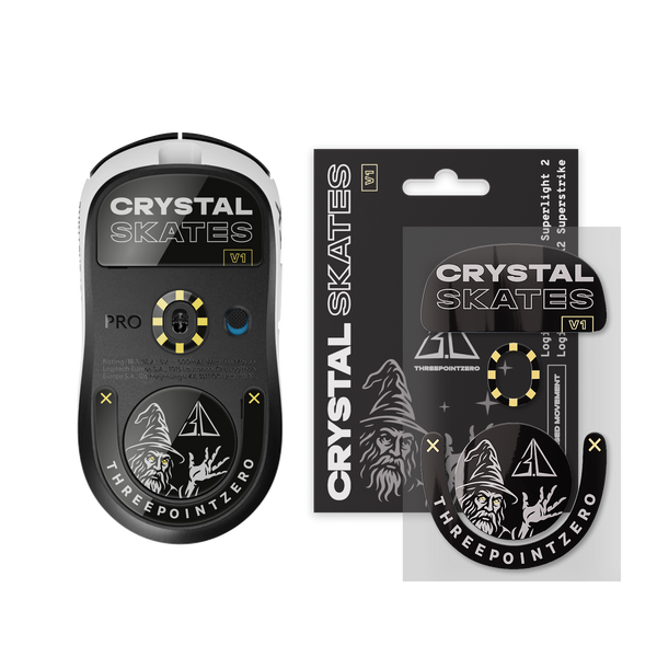 threepointzero Crystal Skates - GPX Superstrike/Superlight 2 musefødder