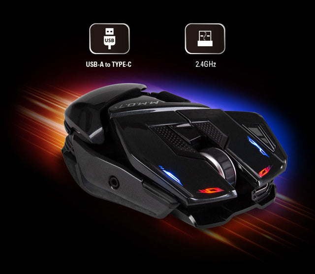 Mad Catz M.M.O. 7+ trådløs gamingmus