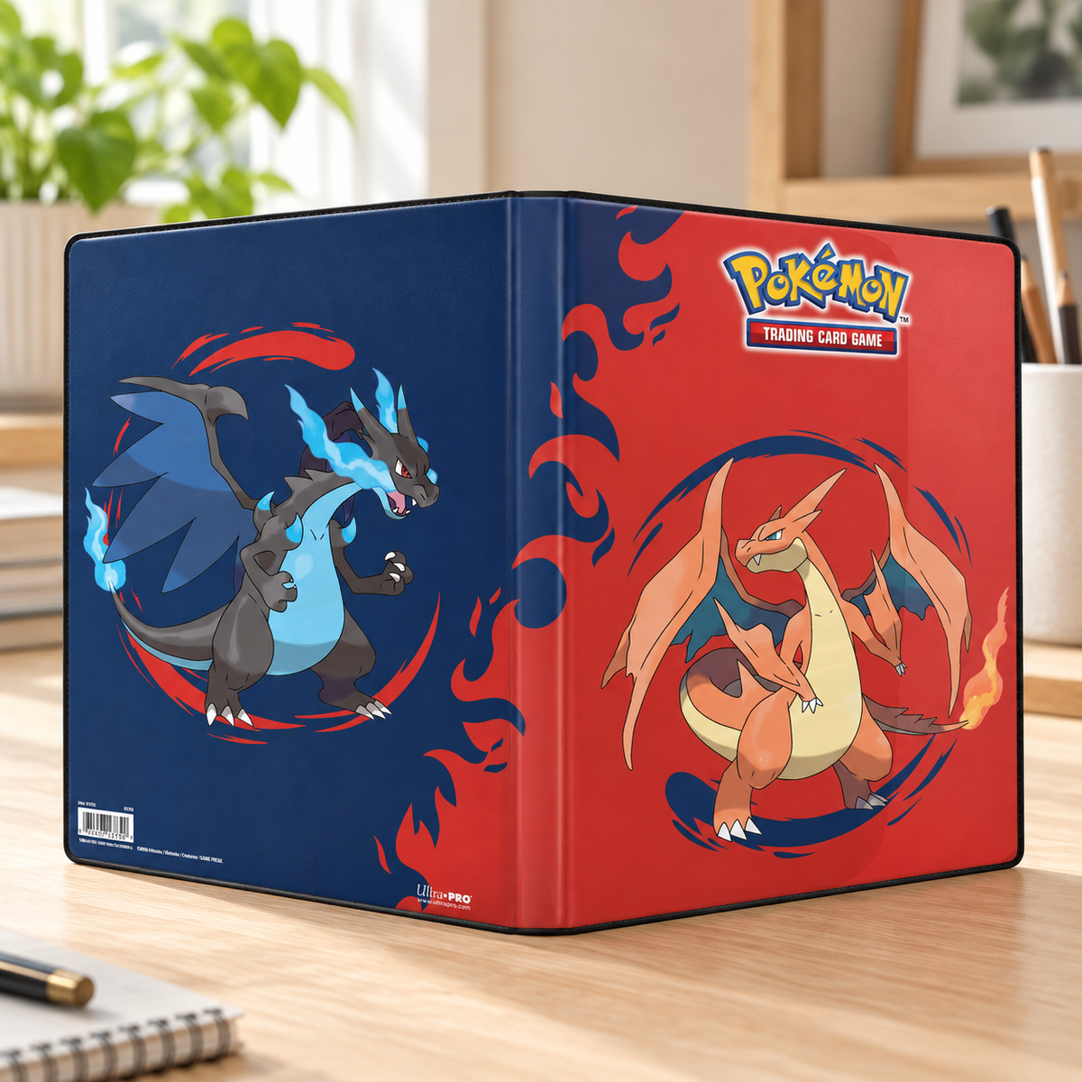 Pokémon kortmappe med 9 lommer – Mega Charizard X/Y – stemningsbillede