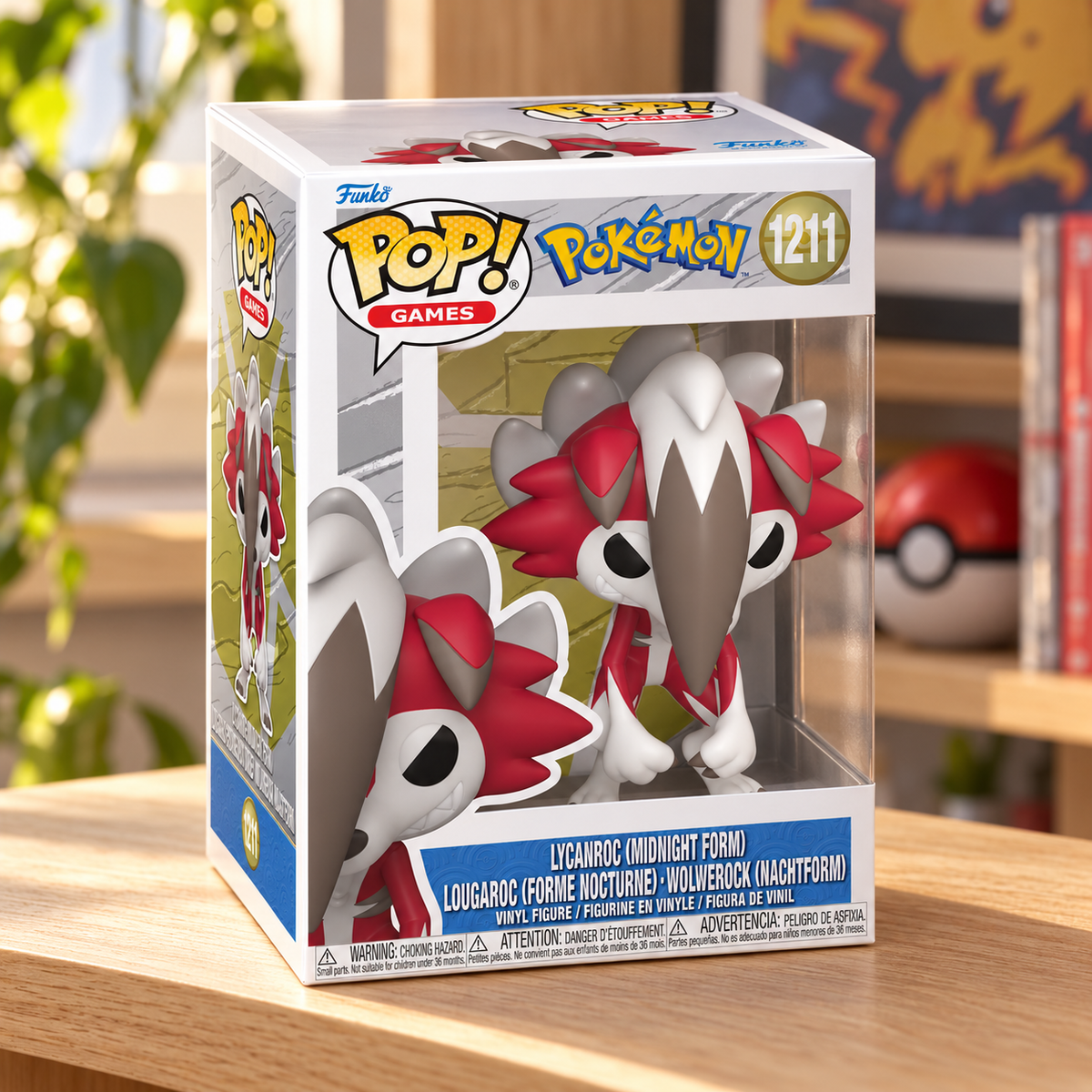 Funko Pop! Pokémon – Lycanroc Midnight, 92411 – stemningsbillede