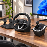 HORI Racing Wheel Pro Deluxe med 7-Speed Racing Shifter – stemningsbillede