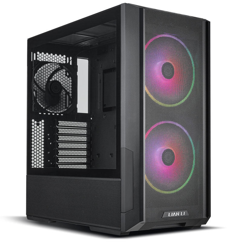 LANCOOL 216 RGB, E-ATX Kabinet Midi Tårn - Sort