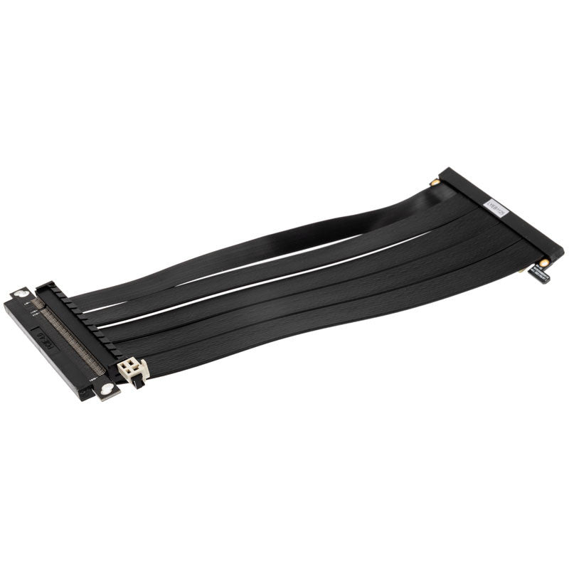 Lian Li PCIe x16 Riser-cable - PCIe 4,0, 240mm 90 graders vinkel - Sort