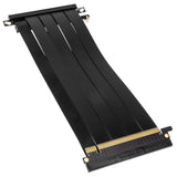 Lian Li PCIe x16 Riser-cable - PCIe 4,0, 240mm 90 graders vinkel - Sort