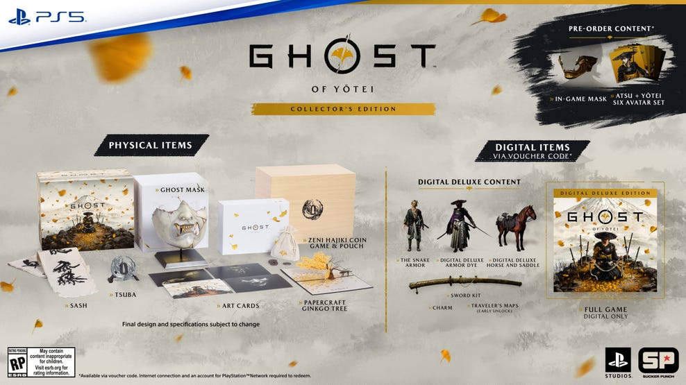 Ghost of Yōtei (Collector's Edition) – PS5 – produktbillede