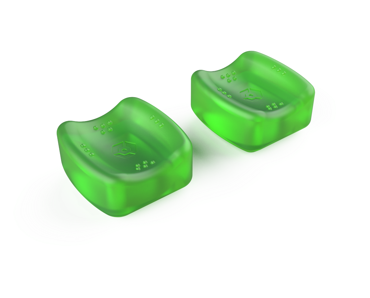 Gioteck Sniper Thumb Grips (Translucent Green)