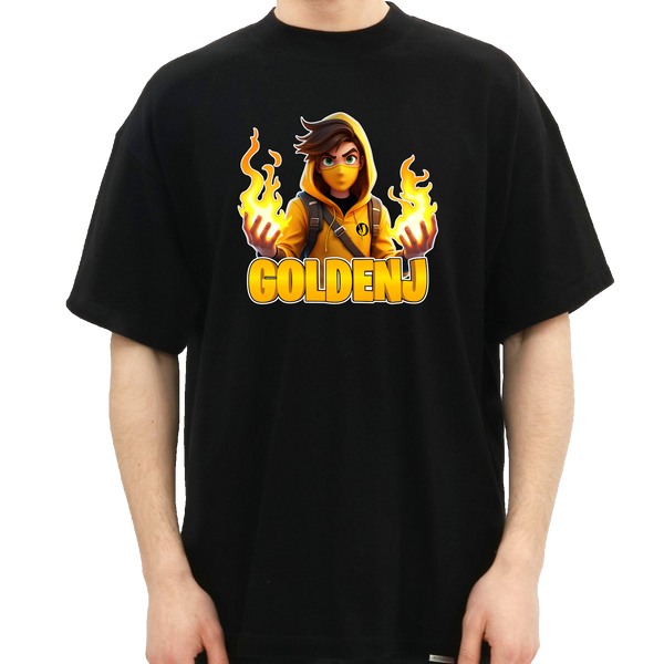 GoldenJ Flamme Tee - Sort