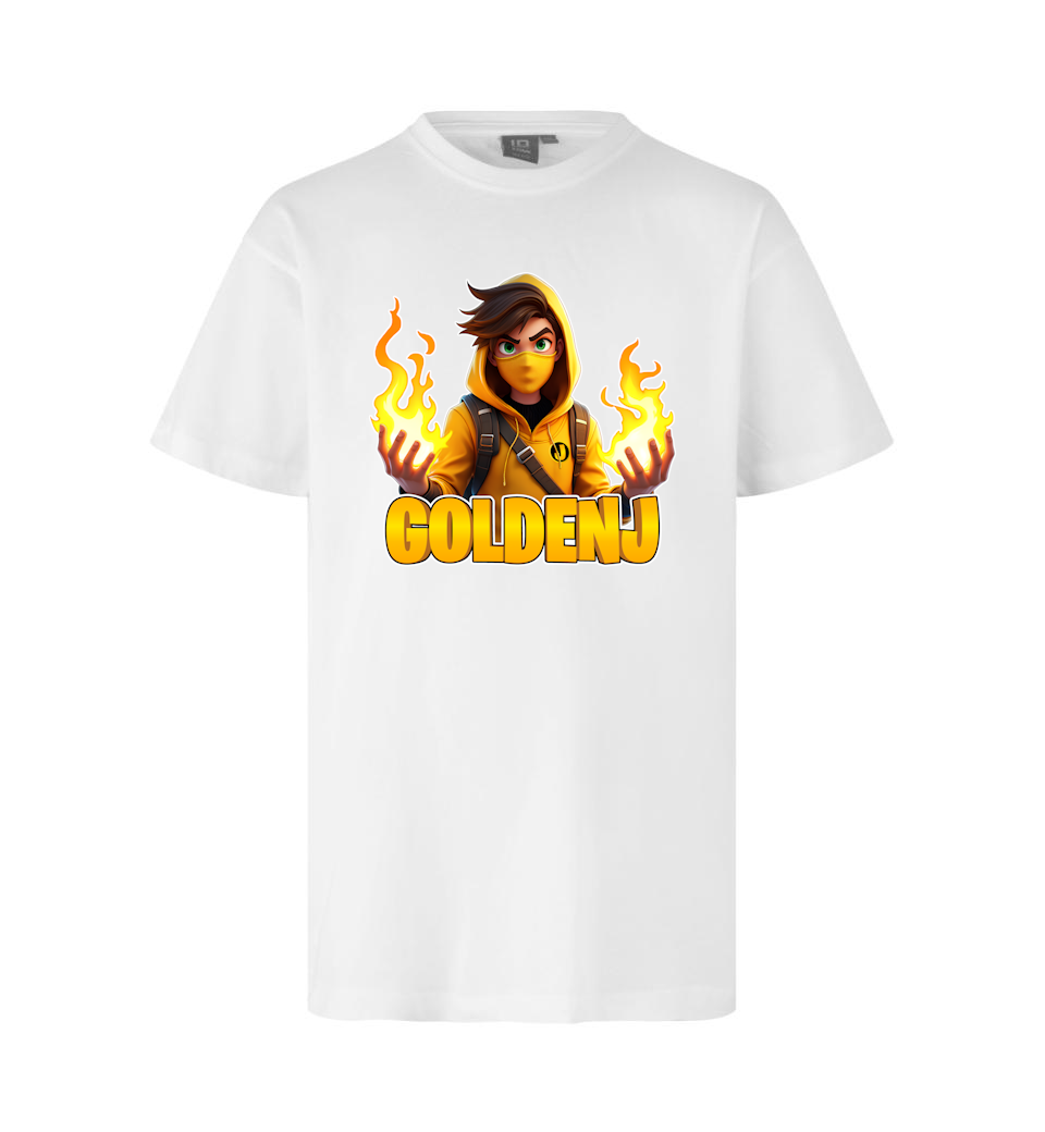 GoldenJ Flamme Tee - Hvid GoldenJ