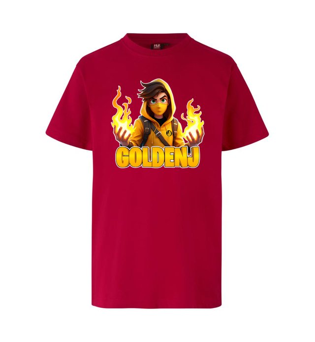 GoldenJ Flamme Tee - Rød GoldenJ