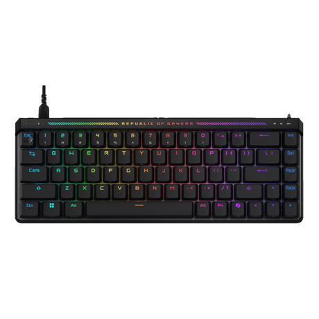 ASUS ROG Falchion Ace HFX – Fransk AZERTY – Sort – tastatur set forfra