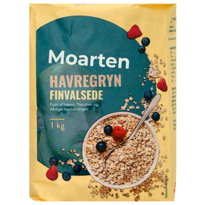 NORDIC PLAIN Moarten Havregryn DTF - Stor
