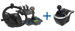 Hori Farming Control System + 7-Speed Racing Shifter Bundle For PC (Windows 11/10) HORI