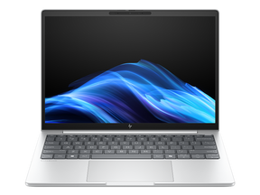 HP EliteBook 8 G1a 13 AD3E2ET i sølv, set forfra