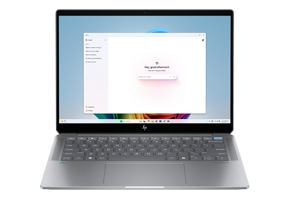HP OmniBook Ultra 14-fd0099ng B40JWEA åben set forfra