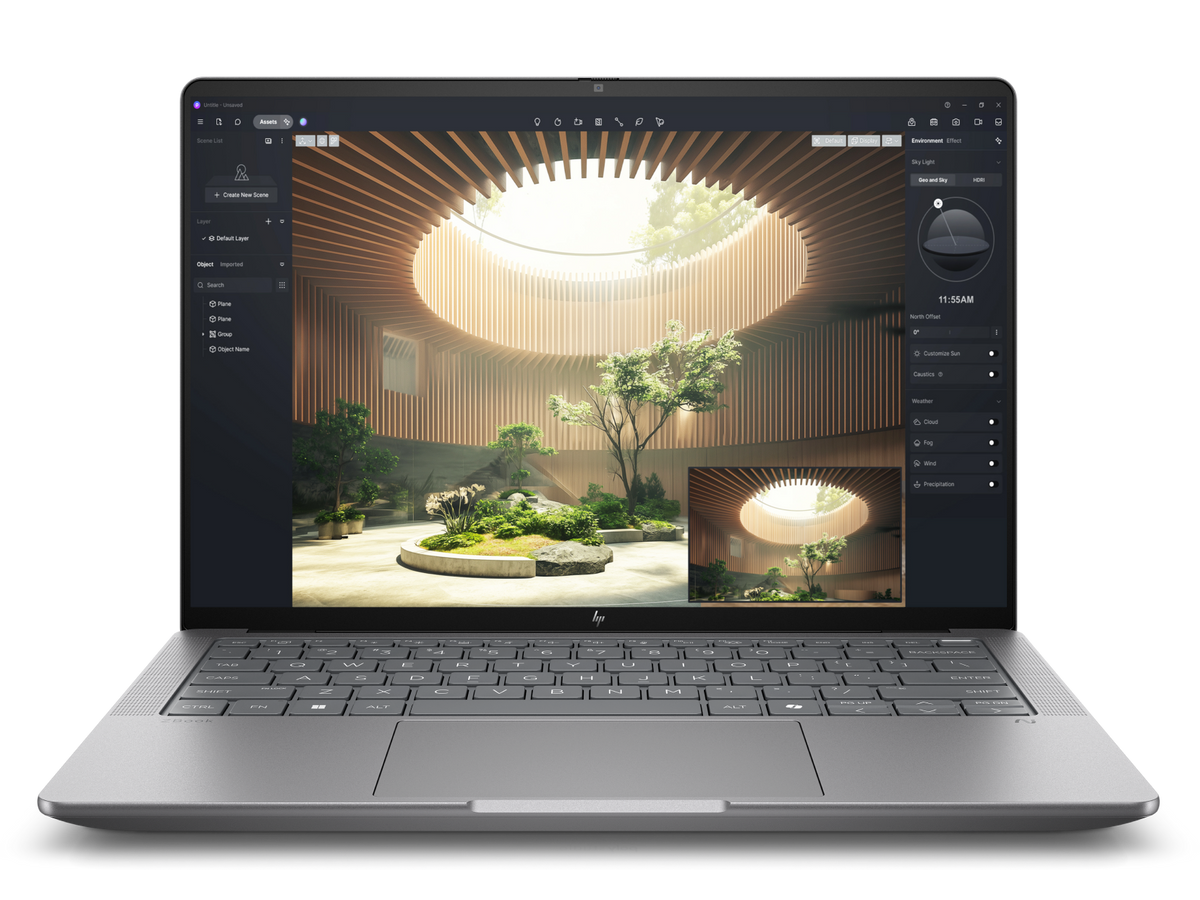 HP ZBook Ultra 14 G1a A3ZQ3ET i Meteor Silver, set forfra
