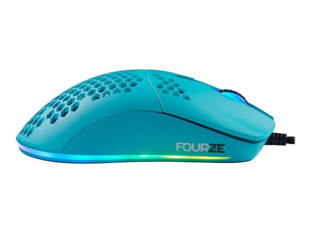 Fourze GM800 Gaming  Mus RGB Blå
