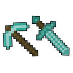 Minecraft Diamantskumsværd og Hakke Sæt Minecraft