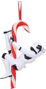 Stormtrooper Candy Cane Juleophæng 12 cm