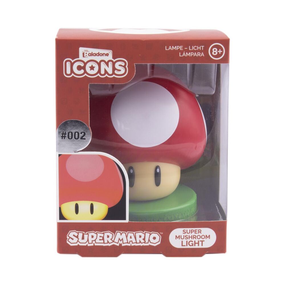 Lampe Icons - Super Mushroom 12 cm