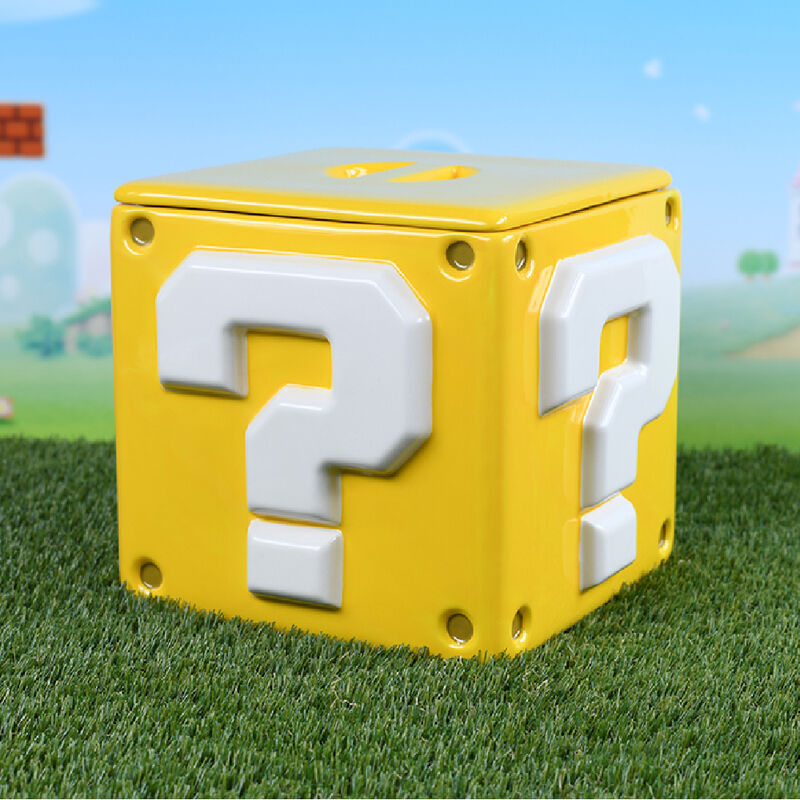 Super Mario Question Block Cookie Jar