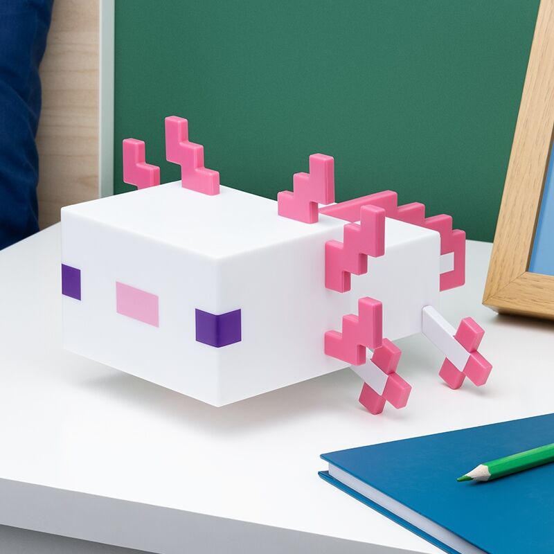 Minecraft Axolotl Lampe 13cm