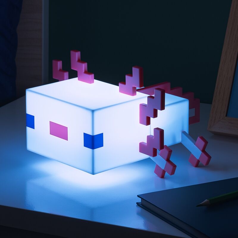 Minecraft Axolotl Lampe 13cm