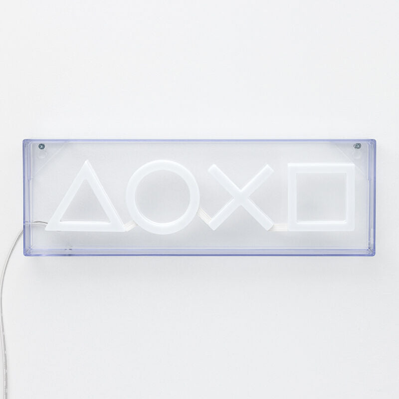 Playstation -Symboler LED Neonlys 15 x 30 cm