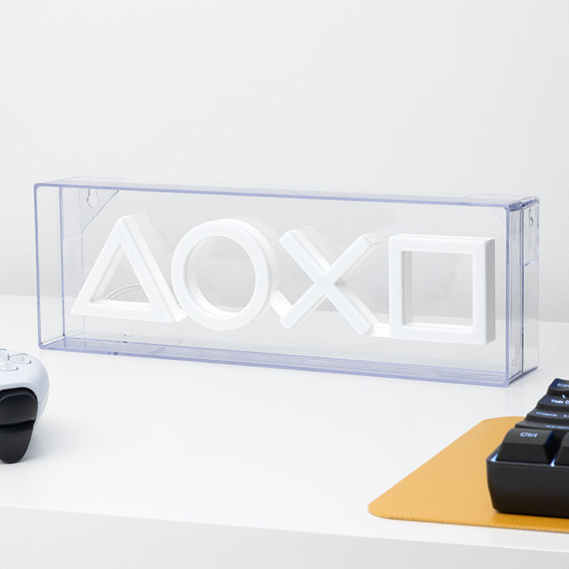 Playstation -Symboler LED Neonlys 15 x 30 cm