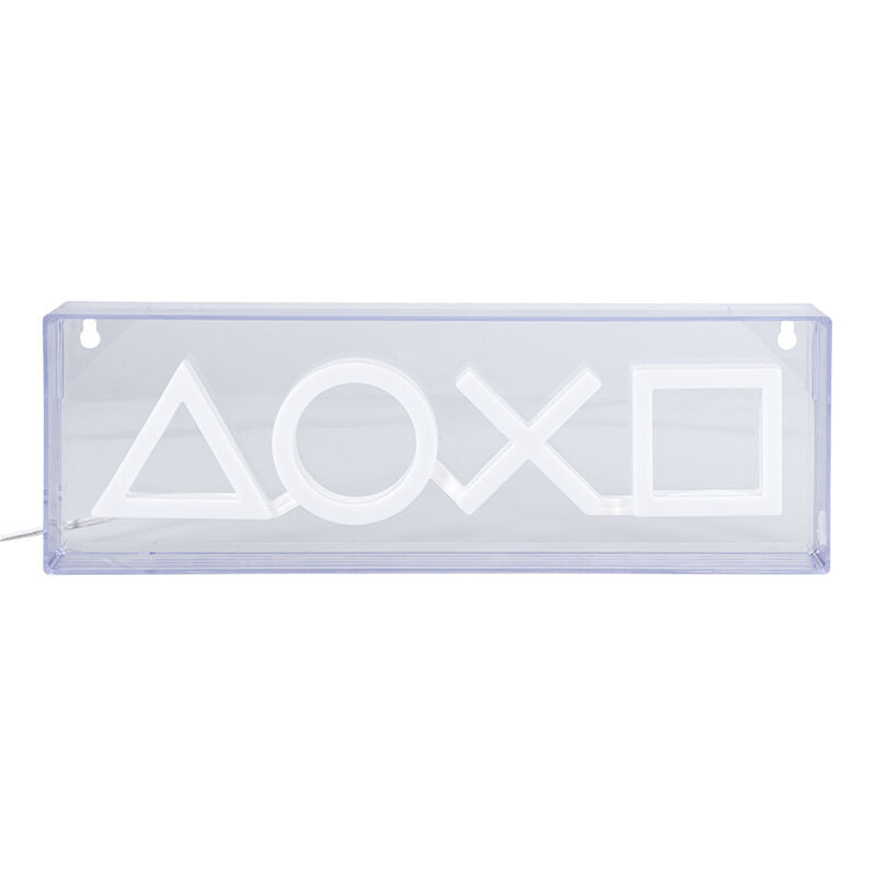 Playstation -Symboler LED Neonlys 15 x 30 cm