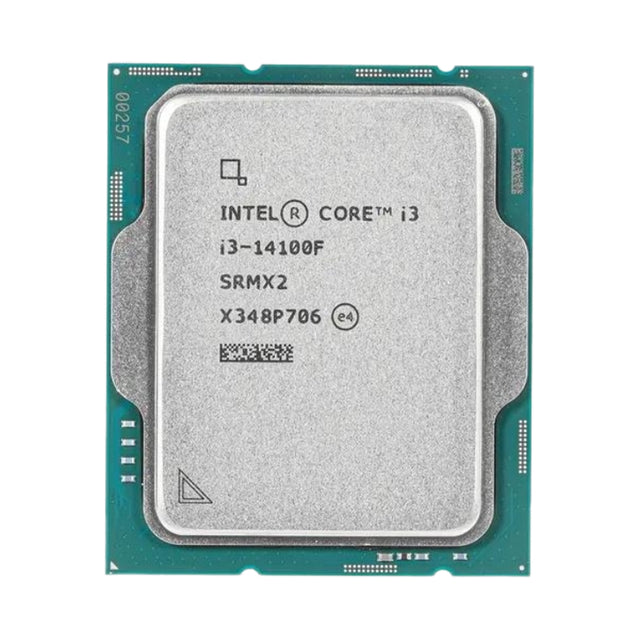 Intel Core i3 14100F processor – set ovenfra
