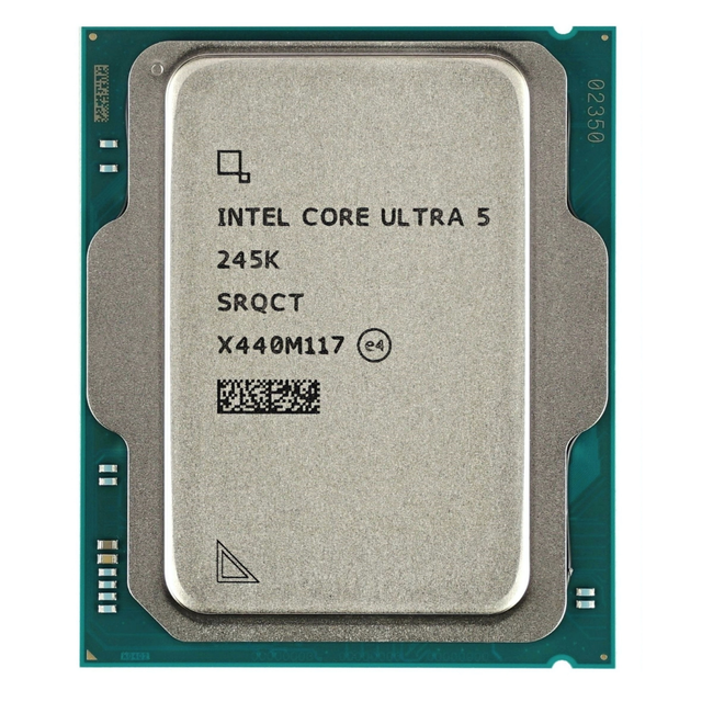 Intel Core Ultra 5 245K processor – set ovenfra