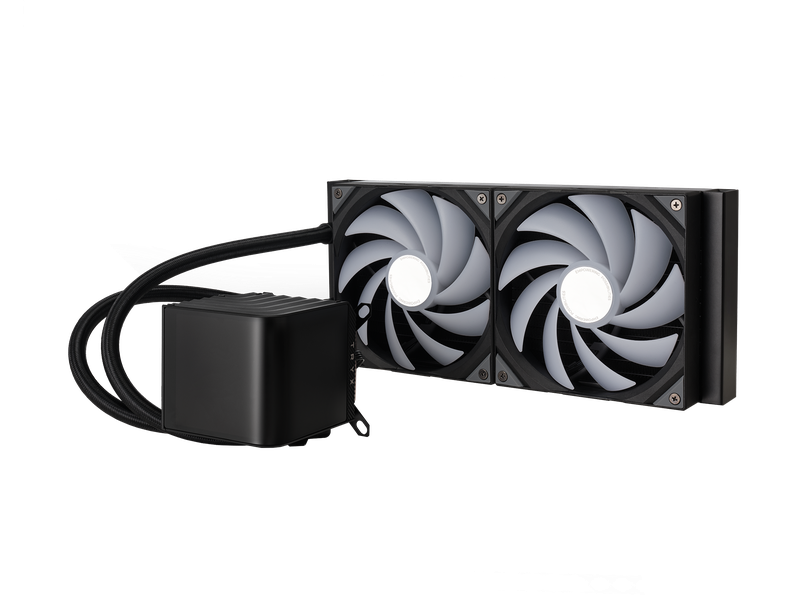 TRYX PANORAMA 280mm AIO Liquid Cooler ARGB Sort TRYX