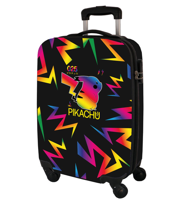 Pokémon Neon-trolleykuffert – 35 × 54 × 22 cm