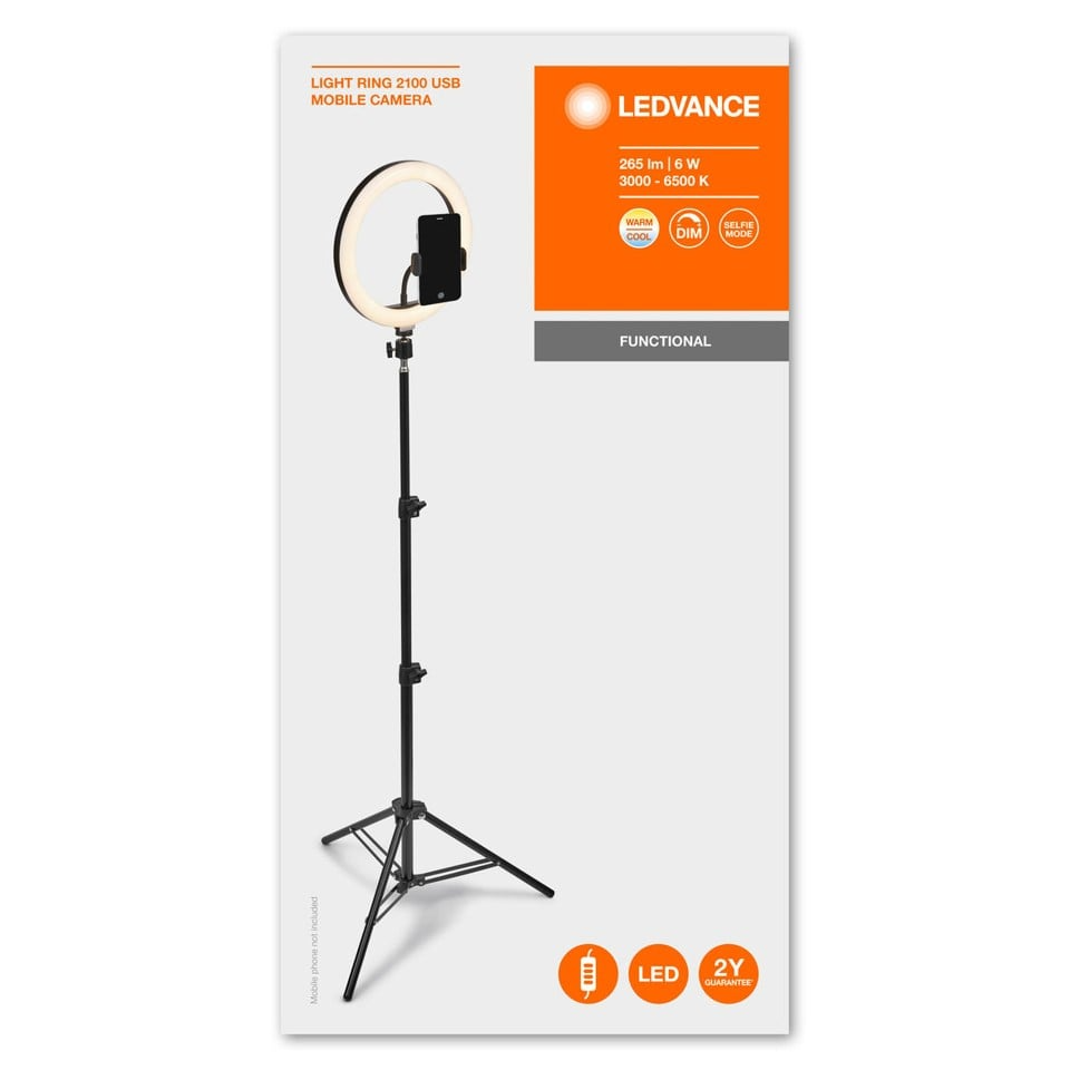 Ledvance - Mobile Ringlight - Tripod USB