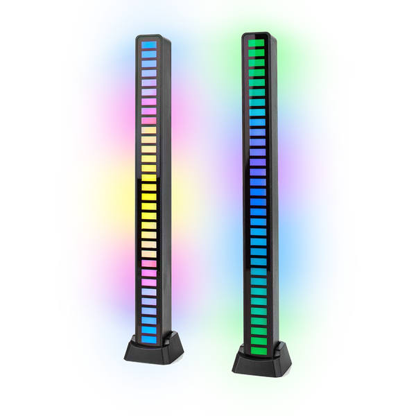 MECHARITE - RGB LED-nivålampstativ 2-pack