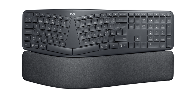 Logitech ERGO K860 grafit med nordisk tastaturlayout