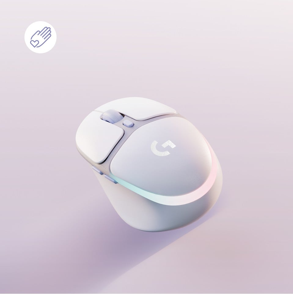 Logitech - G705 - Trådlös spelmus - Off White