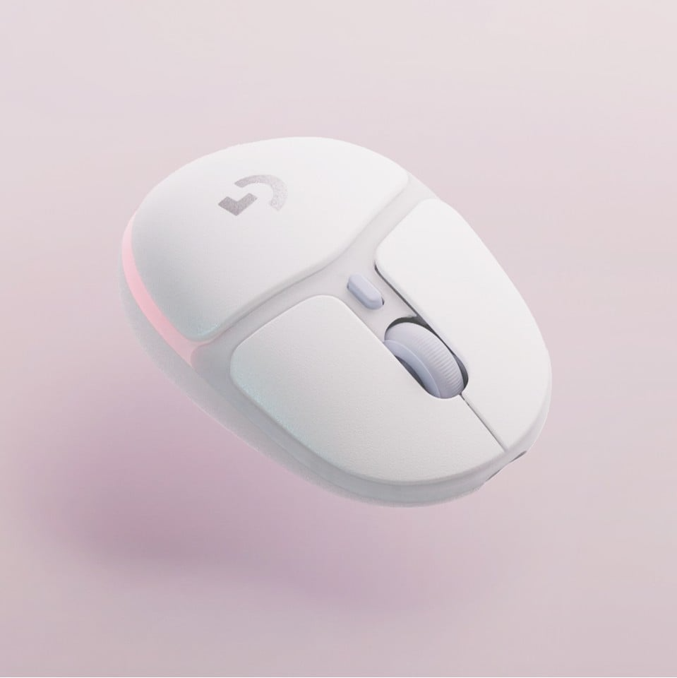Logitech - G705 - Trådlös spelmus - Off White