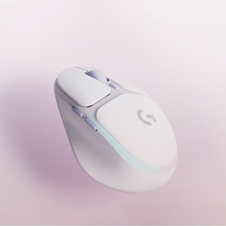 Logitech - G705 - Trådlös spelmus - Off White